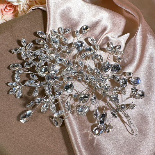 #22041821 Crystals Headpiece | For Bridal Hairstyle | For Wedding