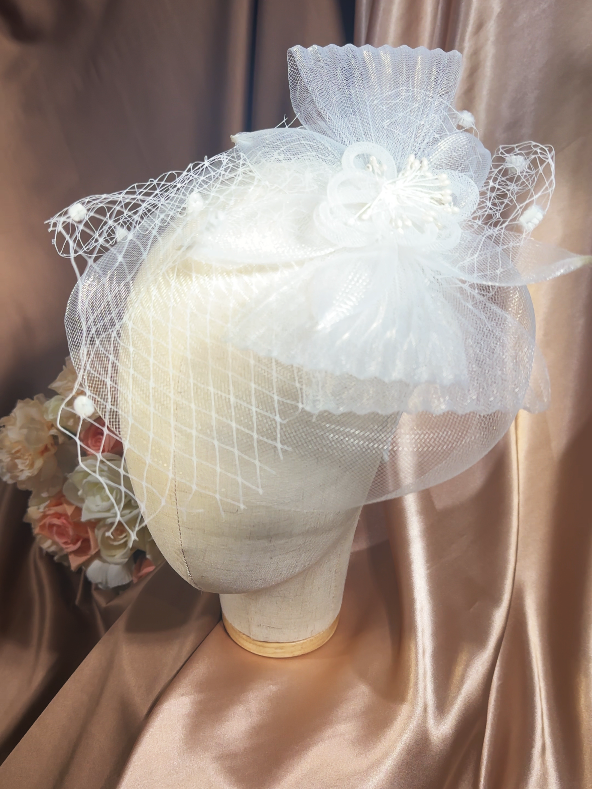 039480010 Fascinators for Women Bridal Hats for Wedding Tea Party Hats