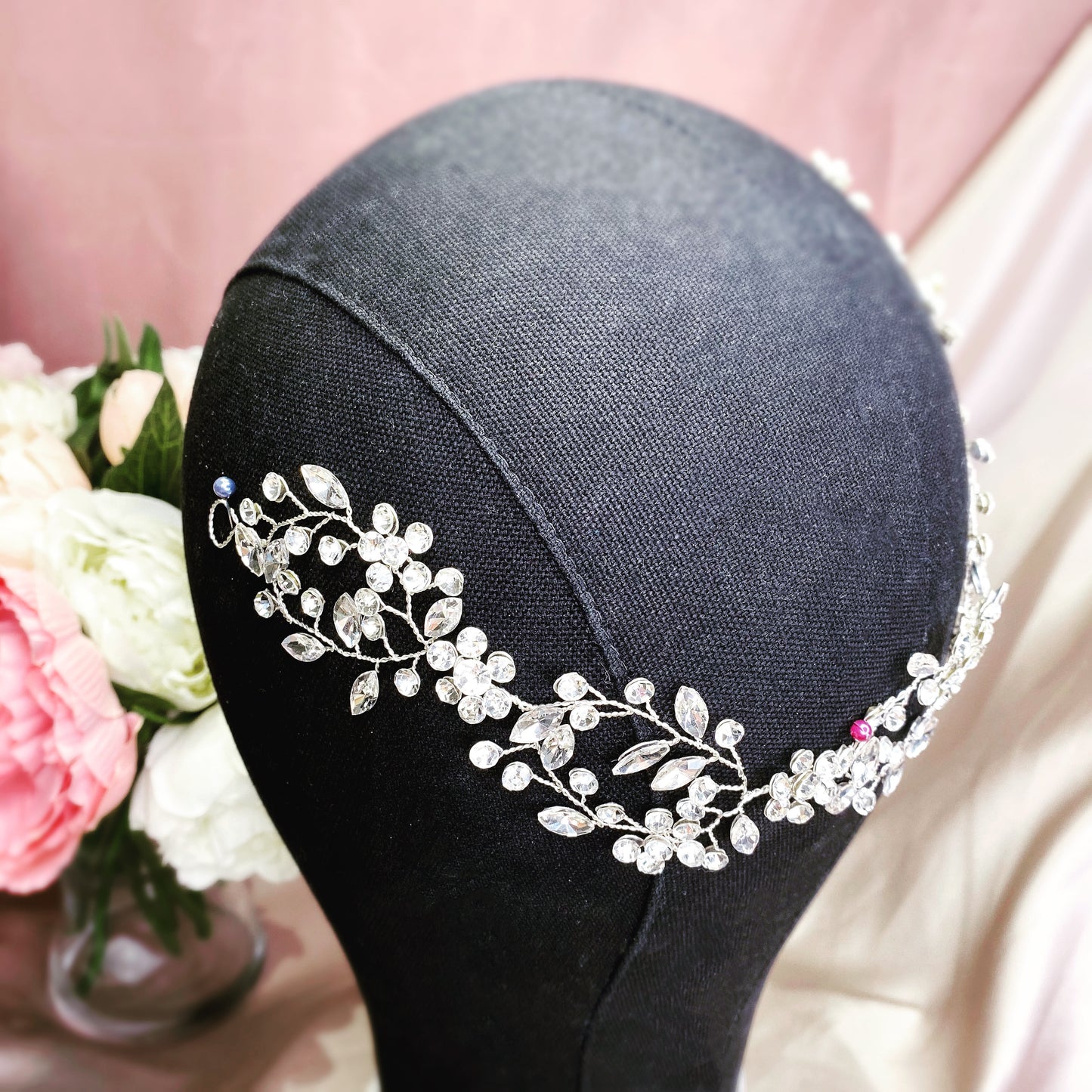 #07419050 Rhinestone Long headband