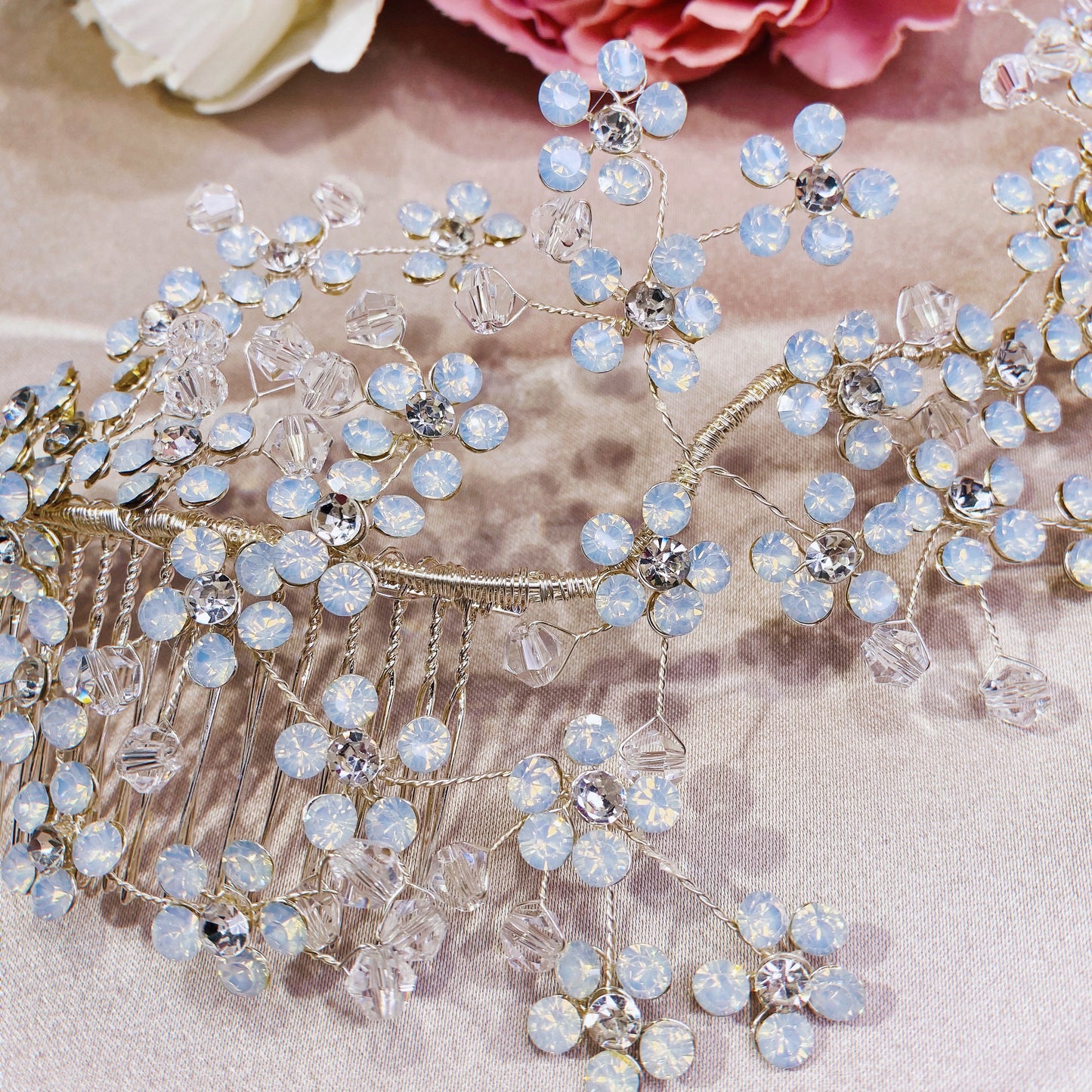 #07419052 Rhinestone, Crystal Hair Comb