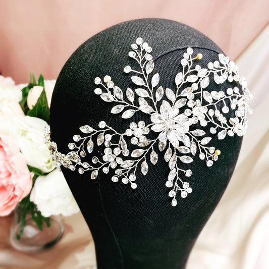 #07419050 Rhinestone Long headband