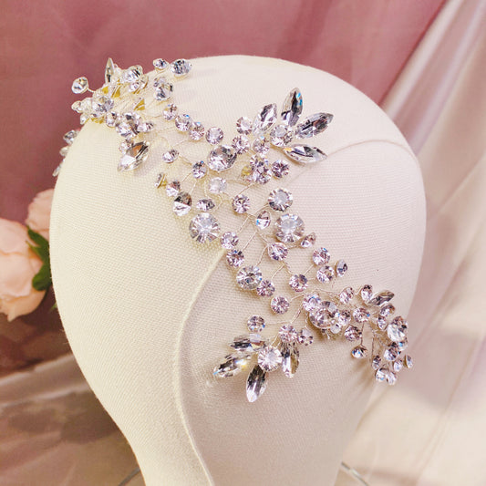#12419046  Rhinestones Headband 43cm*6cm