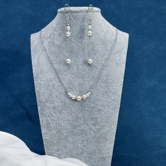 Celestial Elegance Crystal Pearl Set