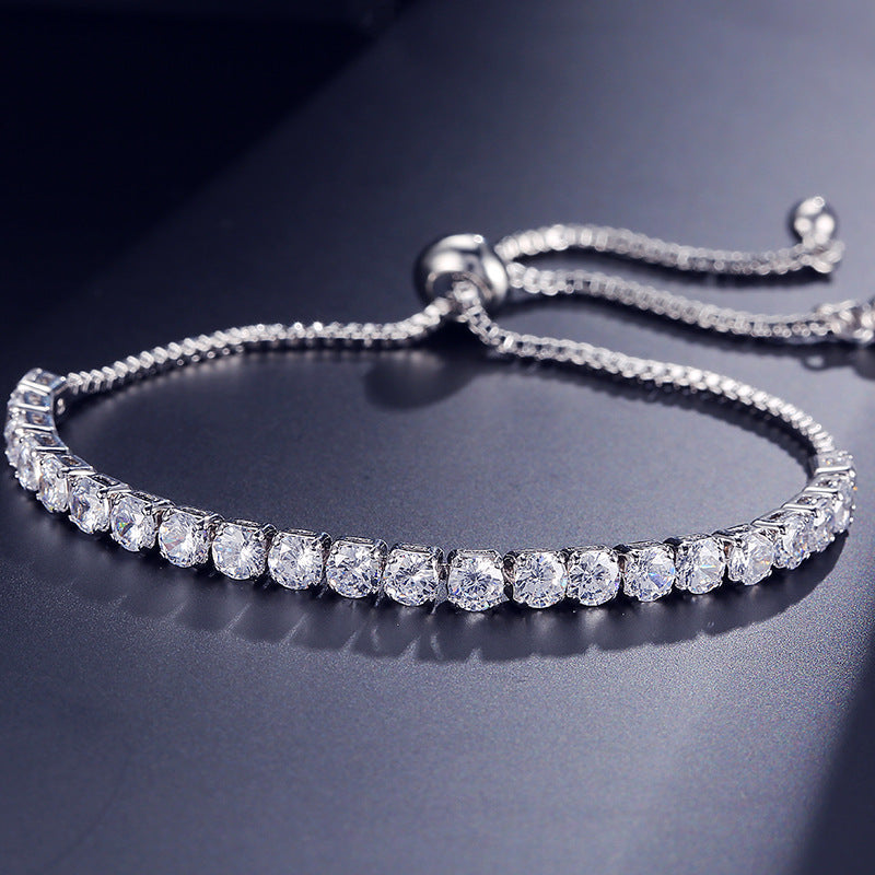 Glamorous Cubic Zircon Bracelet | Sparkling Elegance for Every Occasion