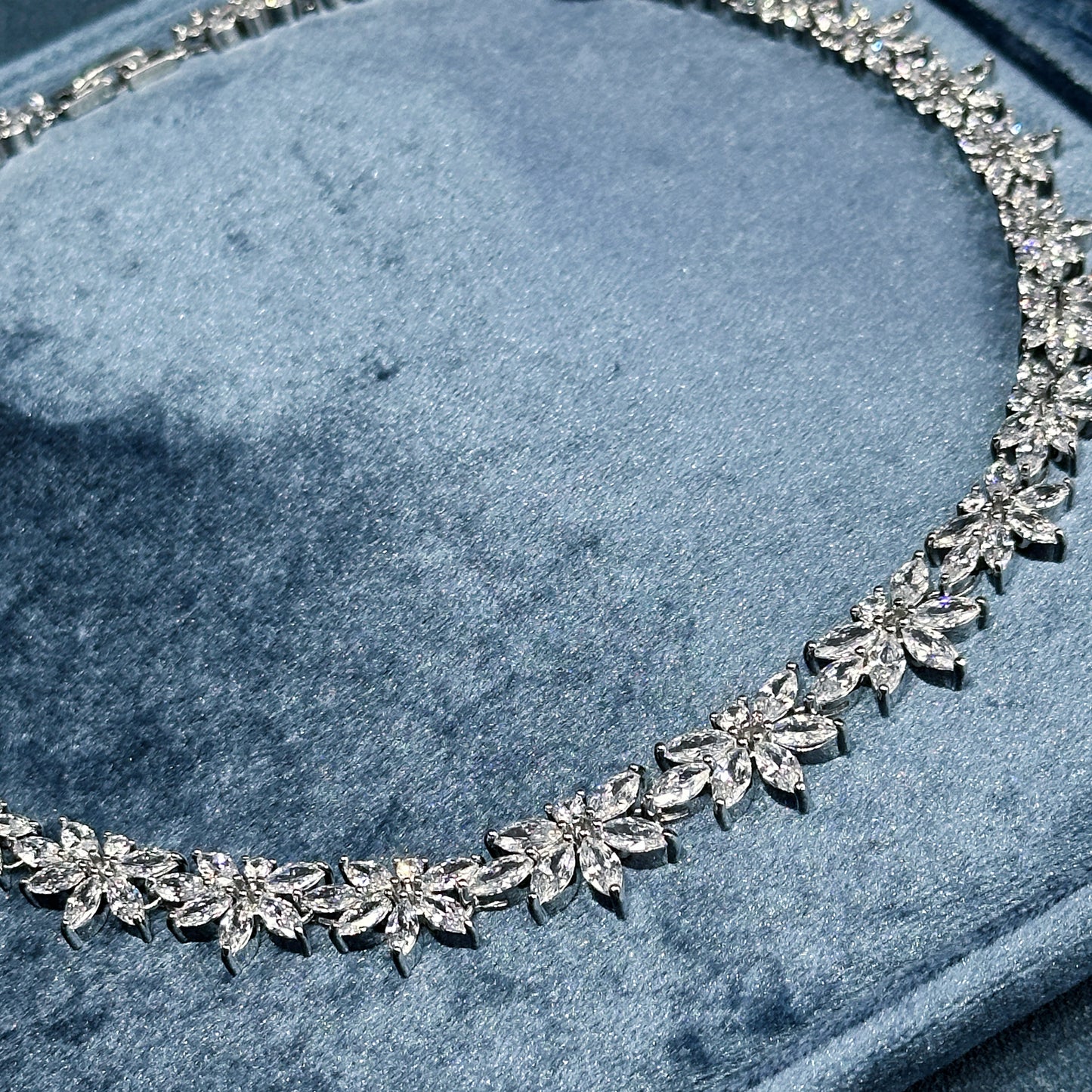 Marquise Bloom Cubic Zirconia Jewelry Set