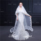 #30308026 Lace Cathedral Bridal Veils Two-tier