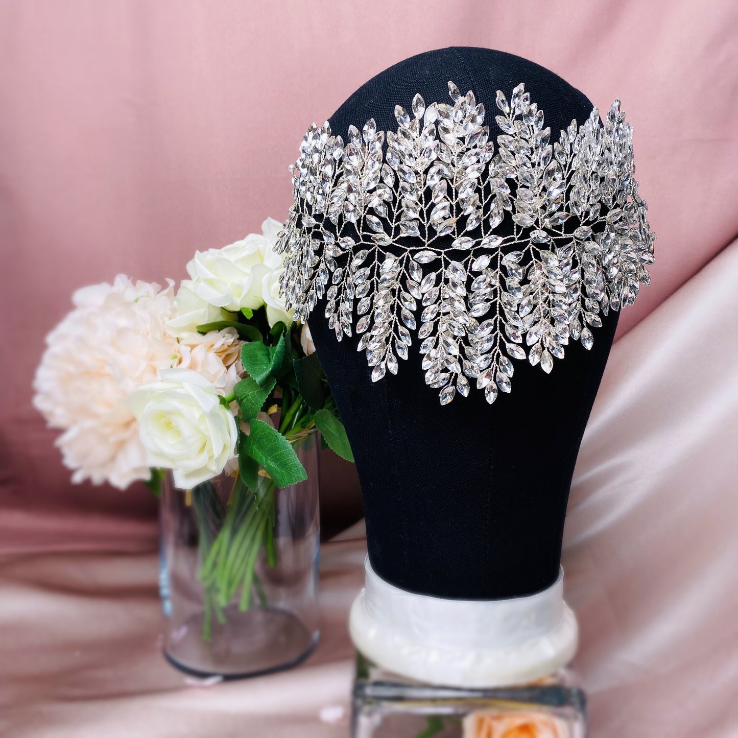 #15419013 Grand Bridal Headpiece Rhinestone, Alloy