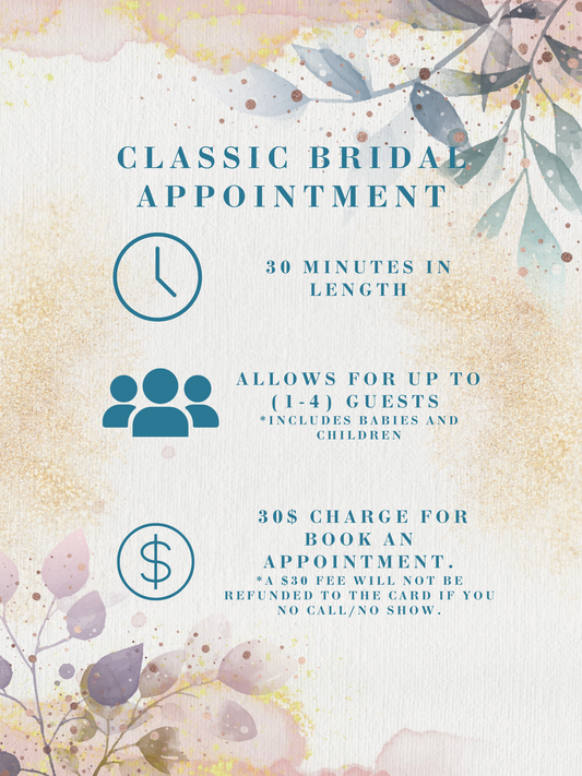 Classic Bridal Appointment