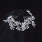 #12419017 The Beautiful Vine design Rhinestone, Alloy