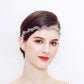 #04419019 Rhinestone and Alloy Leaves shape Headband