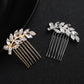#04448191 Petit peigne à cheveux en zircon cubique (argenté, doré)