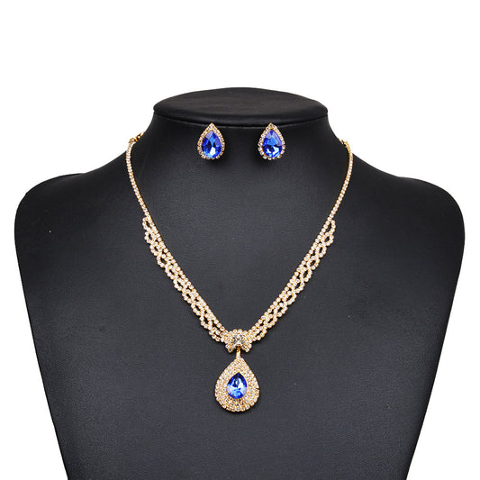 #02518092 Vintage Alloy/Rhinestones Ladies' Jewelry Sets