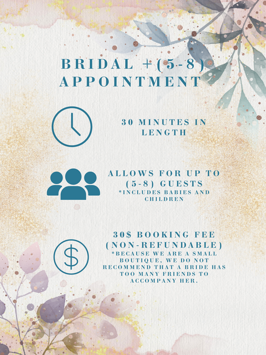 Bridal +(5-8)  Appointment