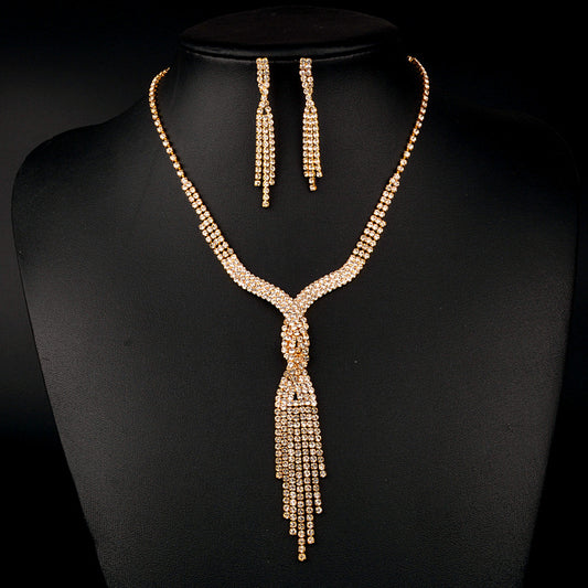 #02518090 Elegant Ladies' Rhinestones Jewelry Sets