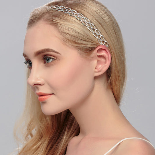 #04418235  Ladies Gorgeous Rhinestone/Alloy Headbands