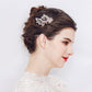 #03428068 Élégants peignes et barrettes en strass pour dames florales