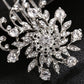 # 02428069 Peigne à cheveux en alliage de strass pour femme vintage exquise
