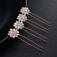 #04448188 Golden Rhinestones/Alloy Hairpins (Set for 4)