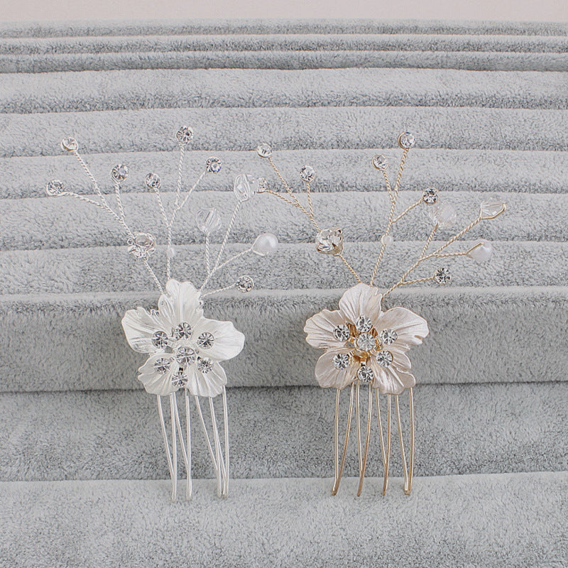 #03418225 Elegant Flower Rhinestone/Alloy Combs & Barrettes ( sale for 1 piece)
