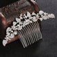 #04428063 Élégants peignes et barrettes en alliage de strass incurvés
