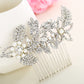 #05448218 Rhinestone, Imitation Pearls Hair Comb