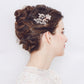#03428068 Élégants peignes et barrettes en strass pour dames florales