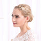 #07418076 Romantic Alloy Rhinestone  with Imitation Pearls Handmade Floral Headband