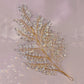 22309428 Leaves Design Rhinestone Headpiece (Silver, Gold)