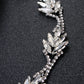 Serre-tête de Luxe en Strass | Vigne de Cheveux Extra-Longue pour Mariage et Bal