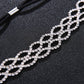 #04418235 Mesdames magnifiques bandeaux en strass/alliage