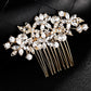 #04418217 Cubic Zirconia Hair Comb (Silver, Golden)