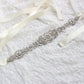 #06608278 Ceinture de ruban de mariée avec appliques de strass