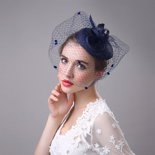 #06948077 Pretty Ladies' Fascinators with Veil Bridal Hat
