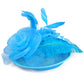 #05948011 Vintage Linen Fascinators With Feather | Bridal hat | Bridal Accessories
