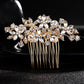 #04418217 Cubic Zirconia Hair Comb (Silver, Golden)