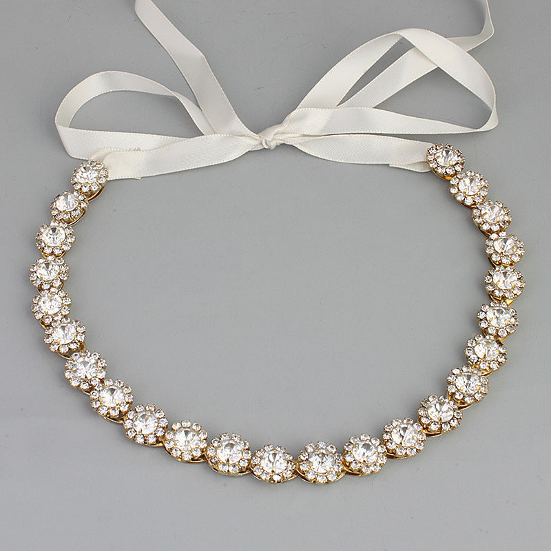 #05418225 Ladies Elegant Alloy/Rhinestone Headbands Available Golden, Rose Gold