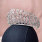 #08439047  Rhinestones and Alloy Tiara with Comb