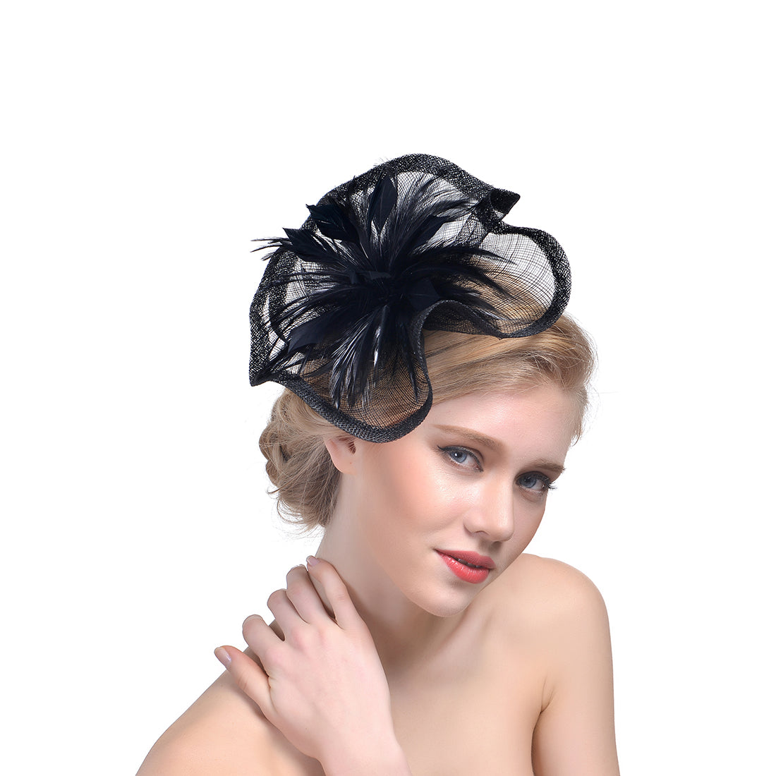 #07948080 Ladies' Fashion Fascinators with Feather