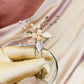 #03448215 Elegant  Imitation Pearls and Rhinestone, Alloy Hairpins