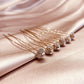 #05448187 Épingles à cheveux avec strass couleur disponible Argent, Or rose, Or (Set pour 6)