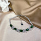 23117011 Bracelets en oxyde de zirconium (disponibles en argent, bleu et vert)
