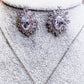 #09522006 Cubic Zirconia Vintage Diamond Pendant Set (Vert, Bleu, Argent)