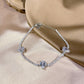 23114003 Bracelets en oxyde de zirconium (disponibles en argent, bleu et vert)
