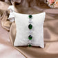 23114004 Bracelets en oxyde de zirconium (disponibles en argent, bleu et vert)