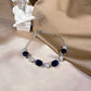 23114004 Bracelets en oxyde de zirconium (disponibles en argent, bleu et vert)