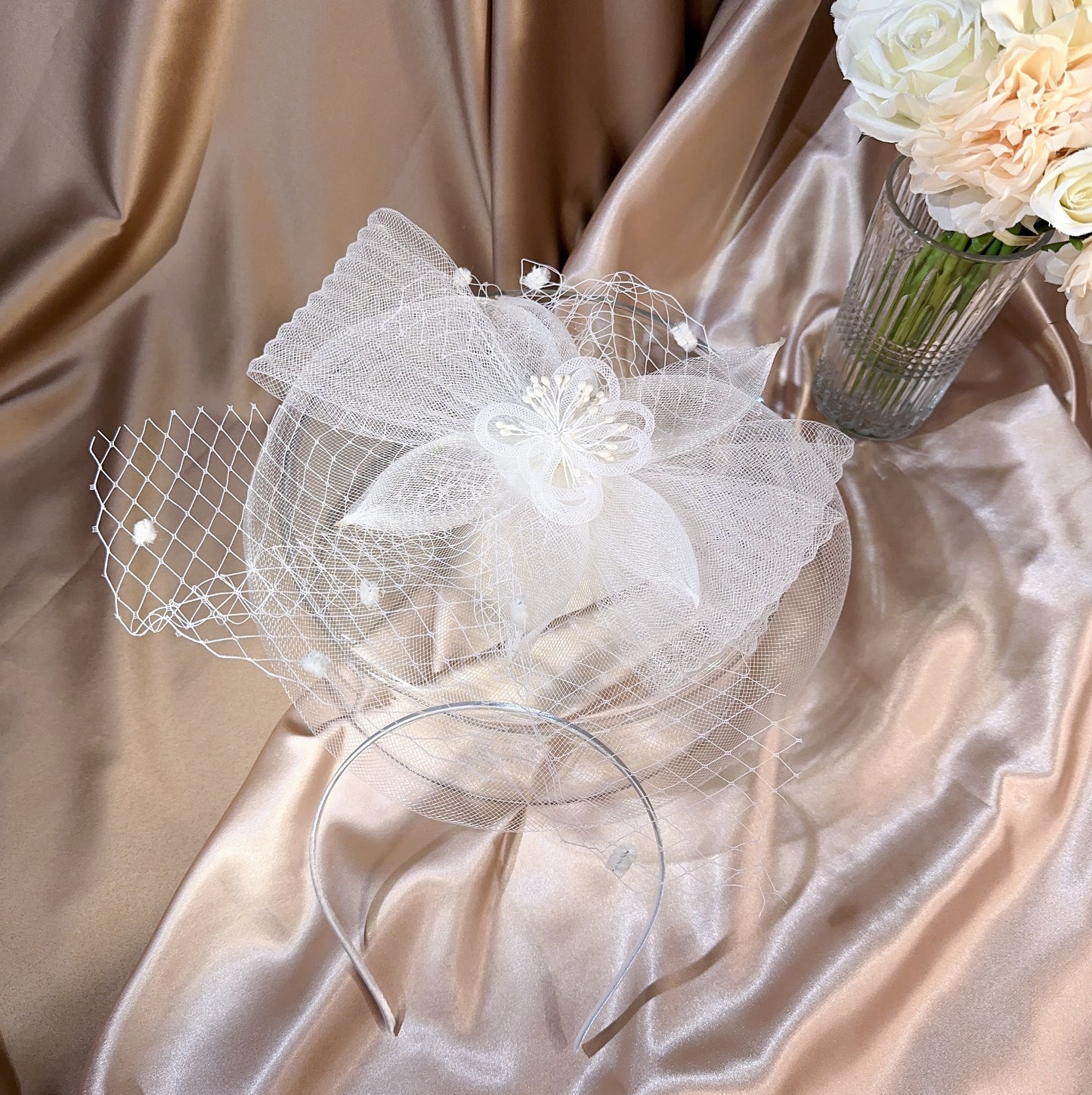 039480010 Fascinators for Women Bridal Hats for Wedding Tea Party Hats