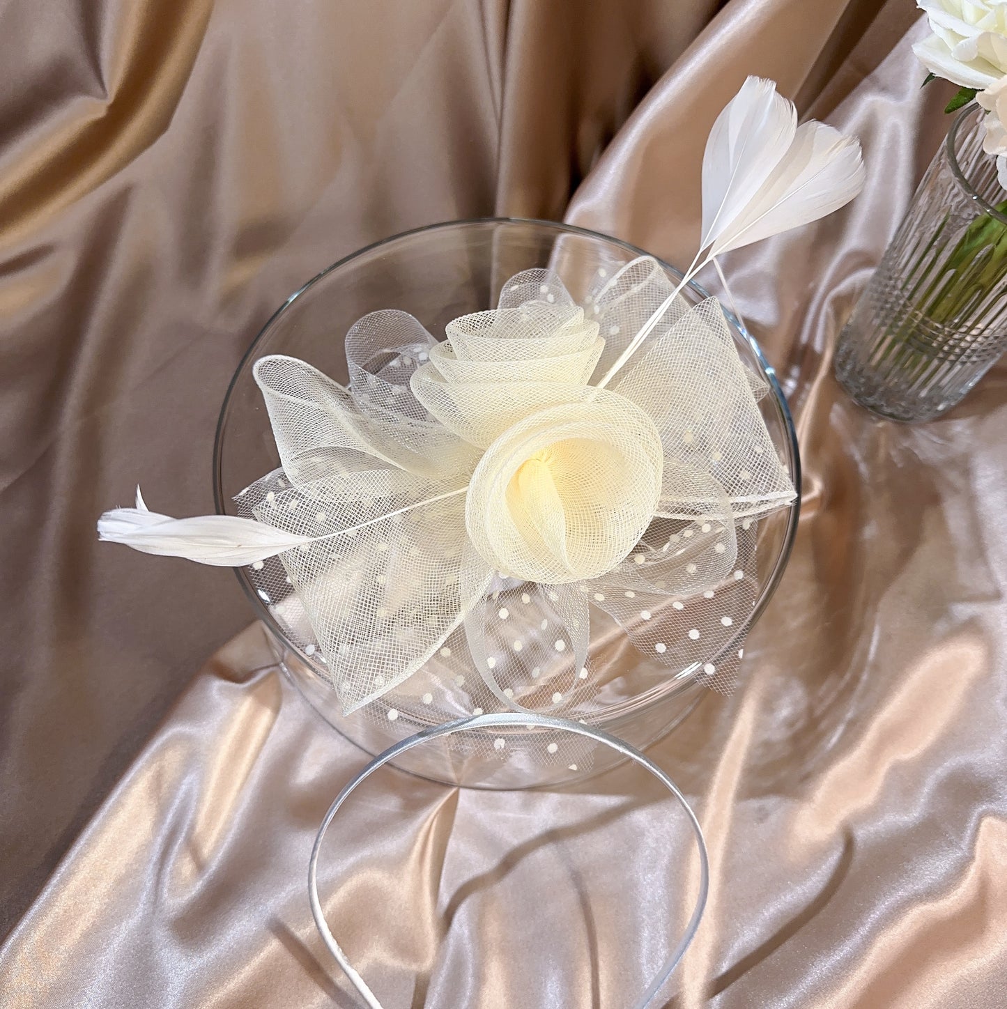 039480012 Fascinators for Women Bridal Hats for Wedding Tea Party Hats