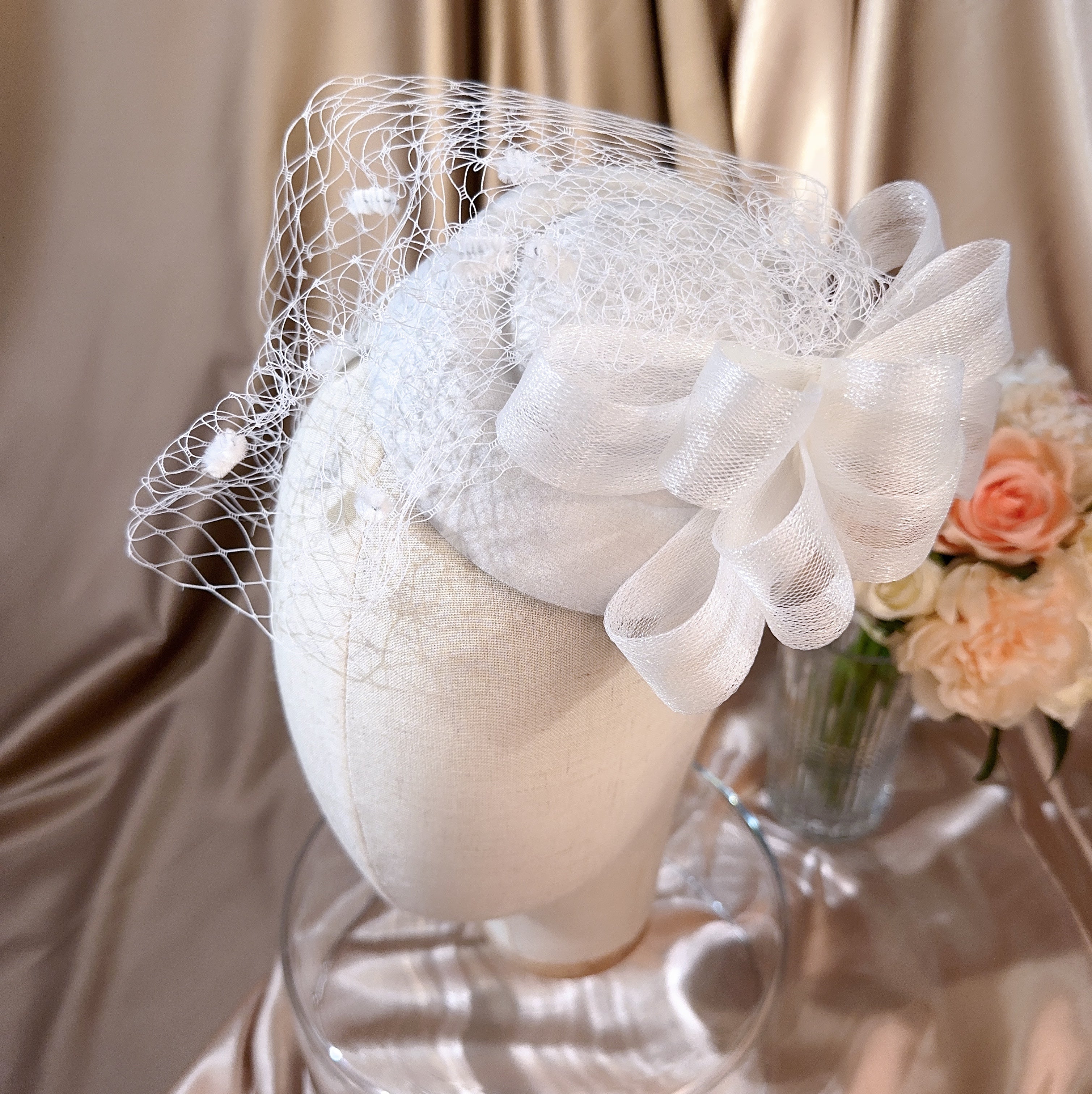 Lace deals wedding hats