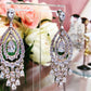 #10532013 Boucles d'oreilles en zircon cubique 4.5*1.7cm