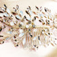 #05419019 Peignes à Cheveux en Cristal de Strass 7*19cm